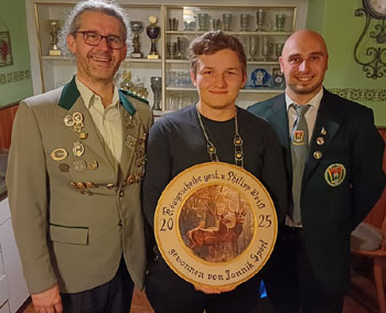 Kirchweihschie�en - K�nigsproklamation